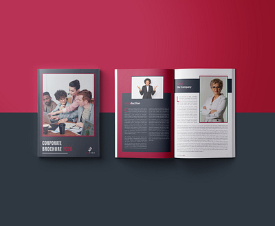 "CORPORATE BROCHURE - 2020" adobe illustrator adobe indesign annual report design brand identity branding brochure brochure design business brochure design color idea company profile company profile design corporate brochure corporate brochure design design design idea