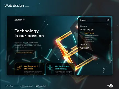 Web design concept design inspiration technology ui web web design webdesig