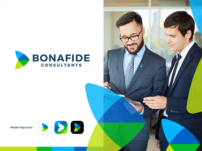 Bonafide Consultants -Logo Design for a Financial, Acc., Tax Co. accounting logo app icon auditing logo branding conceptual logo consulting logo creative logo finance logo financial logo flat logo logo design logo designer logo designer for hire logo inspirations meaningful logo minimal minimalist logo modern logo tax logo