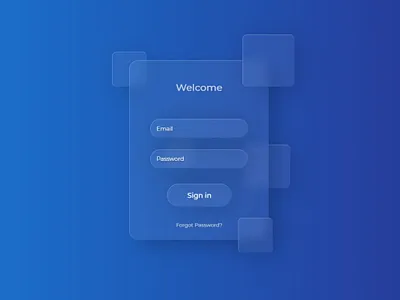 Glass Morphism Effects Login Form HTML CSS glassmorphism landing page ui login form neomorphism neumorphism neumorphism ui ui design web design web designer
