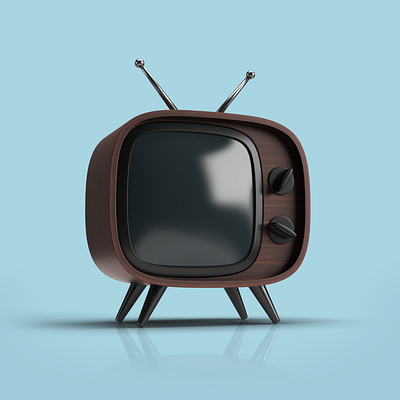 #3dtuesday - Wooden TV 3dsmax 3dtuesday adobe dimension simplistic tv wooden