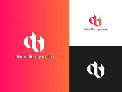 Diversified Dynamics Logo Design branding graphic design icon logo design minimal vector