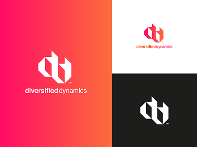 Diversified Dynamics Logo Design branding graphic design icon logo design minimal vector