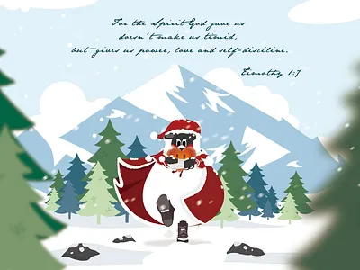 2020 Christmas bible christ cold heart illustration sheep winter