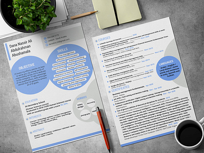 Resume design سيرة ذاتية arab branding clean cover letter cv cv design cv resume template cv template designe graphic design mouckup pesonal protfolio resume tymplate ui white عربي