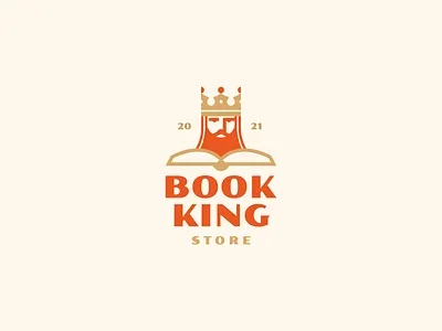 BOOK KING book crown king logo mantle store