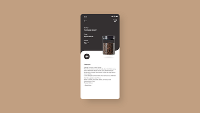 UI Coffee Beans app design ui ux