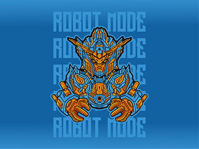 Robot Mode - Human x Machine design illustration