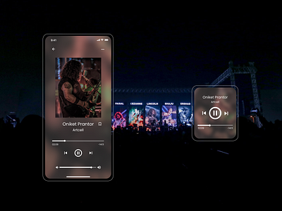 Music Player 009 dailyui