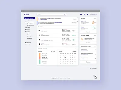 Kaus Insurance dashboard dashboard design dashboard ui design insurance insurtech product product design ui ux ux design uxdesign web design webdesign