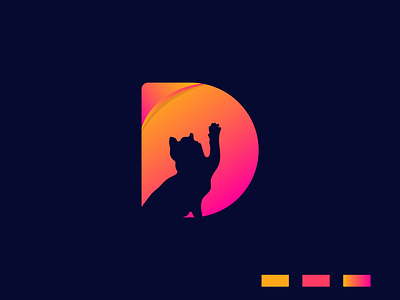 D letter and Cat modern logo abstract branding cat logo d letter logo flat logo graphic design letter d and cat logo letter logo logo logo animation logo design logo design concept logo designer logo designer for hire logo designers logo mark logodesign logotype minimalist logo modern logo