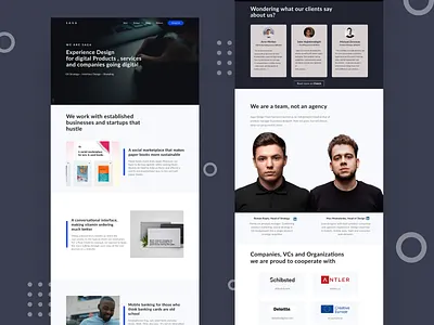 SAGA Website Landing Page branding design uxui webdesign landingpage webdesign website concept website design
