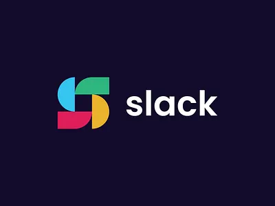 Slack Logo Redesign brand identity branding hashtaglettering letter logo lettermark letters logo logo redesign logomark minimalist monogram rebranding slack