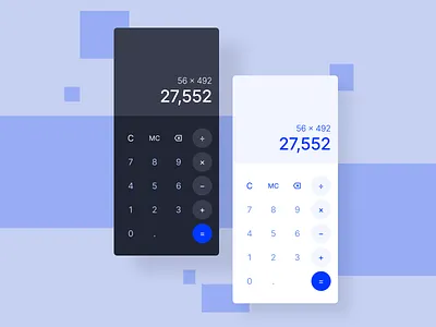 Calculator calculate calculator app dailyuichallenge mobile mobile app ui ux vector