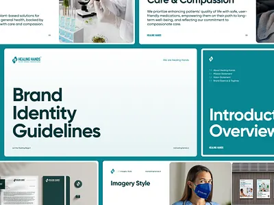 Branding for Healing Hands aboxagency brand identity branding design ui