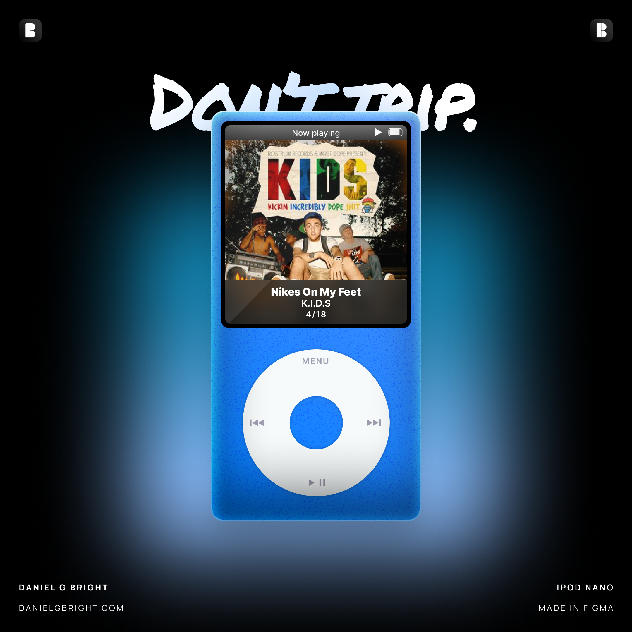 iPod Nano 3d animation branding graphic graphic design logo motion graphics ui webdesign