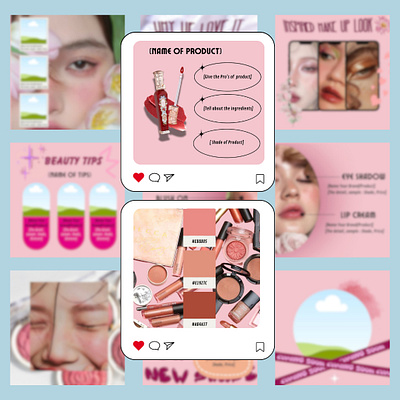 Pretty in Pink: Elegant & Simple Instagram Feed Design! design feeds graphic design illustration instagram