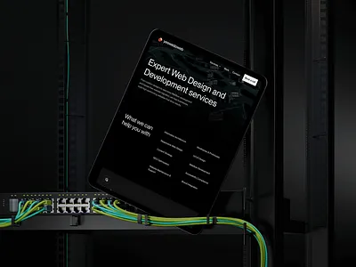 yeswedoweb agency website dark theme gsap ui web agency web design webflow