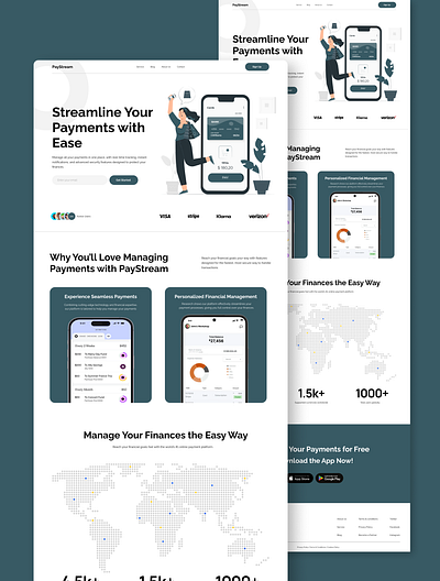 Finance Website banking figma finance finance website fintech landing page money online banking online money online payment online payment website ui uiux web design