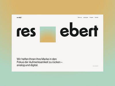 res-ebert® — Art Direction design interface typography ui we web webdesign