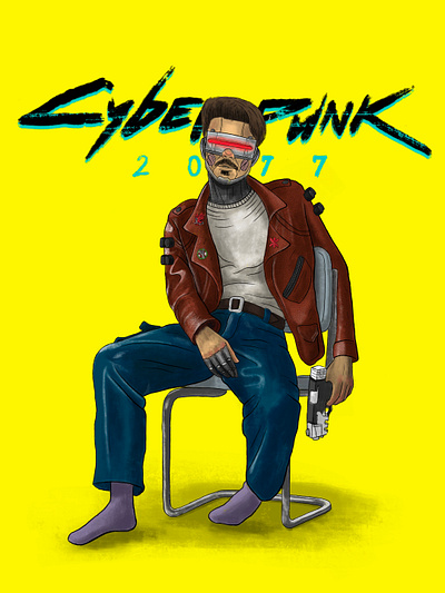 Cyberpunk 2077 Fan Art art artwork character design cyberpunk2077 game illustration