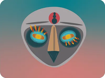 Owl design flat illustration vector