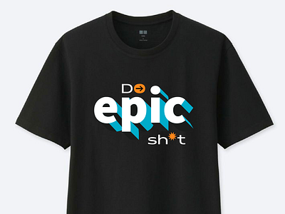 do epic sh*t branding collectable epic logo logodesign tshirt