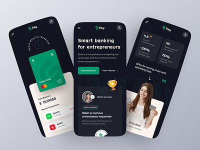 Money management App landing – Mobile Version finance app homepage illustration landing page marketing mobile website mockup money management payment payment method real estate real estate agency responsive website design typography ui ux visual design wealth web design website