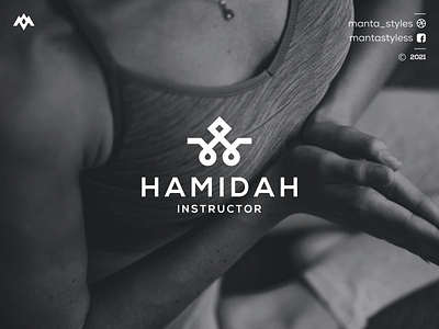 Hamidah Instructor app branding design icon illustration letter logo logomaker minimal typography vector website