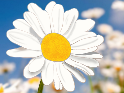 Day 4 - Flower digitalart photoshop