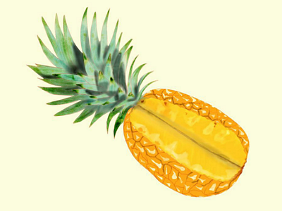 Day 2 - Fruit digitalart photoshop wacom