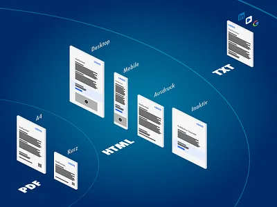 Universe of publications 3d illustration infographic isometric vector