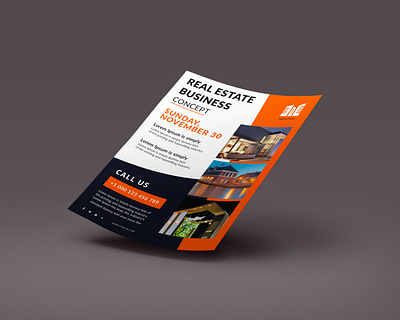 Real Estate Business Fiyer Design cv resume template design flyer flyer artwork flyer design flyer template flyer template psd flyer templates flyers illustration illustrator logo ux vector