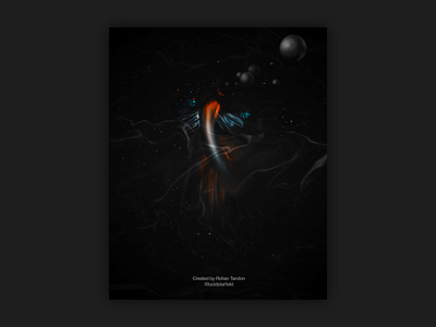 Of Life betta fish bubble fish illustration stars surreal water