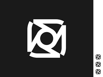 Rotate II — Abstract Mark 4 abstract abstract logo abstract mark circle geometric logo logomark minimal ninja rotate rotor spin square symmetry weapon x