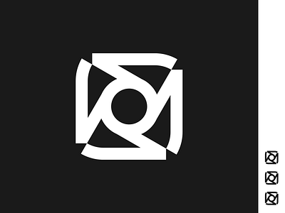 Rotate II — Abstract Mark 4 abstract abstract logo abstract mark circle geometric logo logomark minimal ninja rotate rotor spin square symmetry weapon x