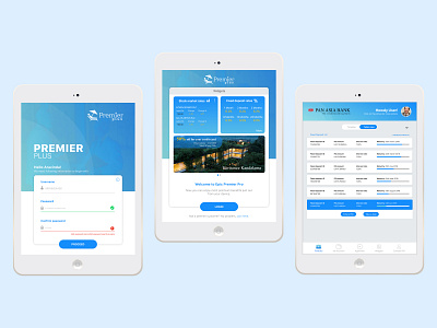 Priority Banking iPad App bank bank app design financial priority banking ui ux