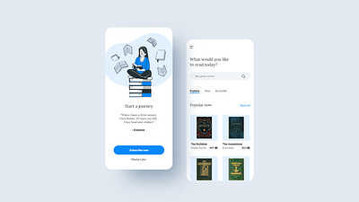 A Book App adobexd appdesign book graphics interface design mobile app mobile design mobile ui ui uidesign uiux userinterface ux uxdesign