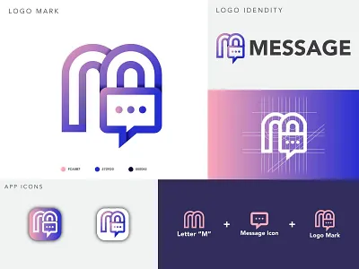 New and creative message logo abstract design abstract logo branding illustration letter logo letter logo design logo design logo identity logodesign m letter m letter abstract logo m letter logo message message app message icon typography vector visual design visual identity visualization