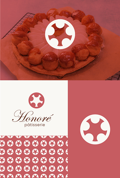 saint honore patisserie logo concept 02 bakery branding cake cake shop cakery design logo logo design patisserie sweet