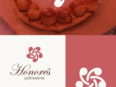 saint honore patisserie logo concept 02 bakery branding cake cake shop cakery cakes cakeshop design logo logo design patisserie saint honore