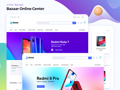 Bazaar Website UI/UX Design bazaar ecommerce shop minimal shopping ui ui ux uidesign webdesign webui