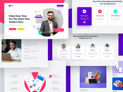 Filon Web UI Kit adobe xd clean creative design download flat header hero kits landing minimal ui ui kit uikit uikits ux web web design website xd