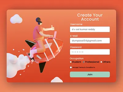 DailyUI 001 contestlogin dailyui dailyui 001 dailyuichallenge login form loginpage student project