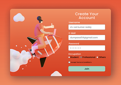 DailyUI 001 contestlogin dailyui dailyui 001 dailyuichallenge login form loginpage student project