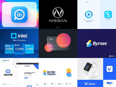 Top Nine of 2020 2020 2021 app app icon b2b b2c c2b c2c saas ai iot app brand guidelines brandbook branding financial glassmorphism icons identity illustration intel lettermark logo design type typography ui ux