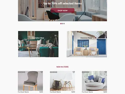 Maynooth Furniture - Homepage adobe xd homepage maynooth maynooth furniture ui ui design ui ux ui ux design ux web
