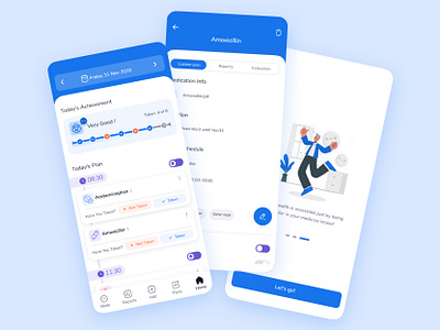 Medica - Pill Reminder medicine medicine app mobile app pill pill reminder reminder reminder app ui ui design uidesing uiux ux ux design