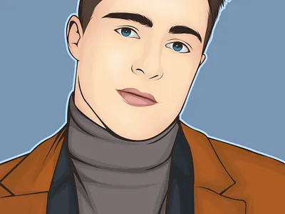 Colton Haynes actor arrow artwork celebrity colton fanart haynes portrait vector vector art vexel vexel art