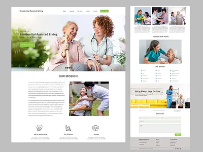 Old Age Homes 2020 adobe photoshop app design design ui web website design